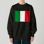 お絵かき屋さんのイタリアの国旗 Heavyweight Crew Neck Sweatshirt