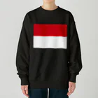 お絵かき屋さんのモナコの国旗 Heavyweight Crew Neck Sweatshirt