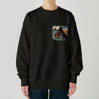 Kaz_Alter777の日本最初の魔王城 Heavyweight Crew Neck Sweatshirt