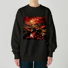 有栖の日本庭園3 Heavyweight Crew Neck Sweatshirt