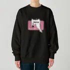 月蝕ざっか店＠SUZURIの名状しにくいいきもの Heavyweight Crew Neck Sweatshirt