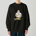 すとろべりーガムFactoryのひたすらネギを切るニワトリ男 Heavyweight Crew Neck Sweatshirt