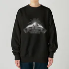 SANKAKU DESIGN STOREの定時で帰りたい for MOUNTAIN。 白 Heavyweight Crew Neck Sweatshirt