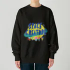 あいこシャキーンのSpace creature Heavyweight Crew Neck Sweatshirt