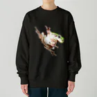 NATURE GOの闇夜のニホンアマガエル Heavyweight Crew Neck Sweatshirt