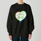 LalaHangeulの시작이 반이다 ~始めることが半分だ~ Heavyweight Crew Neck Sweatshirt