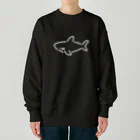 サメ わりとおもいのわりとシンプルなサメ2021白線 Heavyweight Crew Neck Sweatshirt