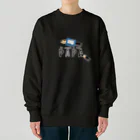 イラスト MONYAAT のちびた鉛筆 PAPA*D Heavyweight Crew Neck Sweatshirt