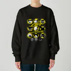 LONESOME TYPE ススの猫が世界を支配する9FACES（黄） Heavyweight Crew Neck Sweatshirt