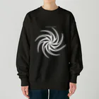 まみおデザインのノリノリでGO!（ホワイト） Heavyweight Crew Neck Sweatshirt