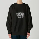 BEERquzのどうぐやのBeerquz tagging白 Heavyweight Crew Neck Sweatshirt