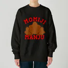 ヘンテコデザイン専門店　SYUNLABOのMOMIJI MANJU Heavyweight Crew Neck Sweatshirt