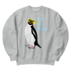 LalaHangeulのRockhopper penguin　(イワトビペンギン) Heavyweight Crew Neck Sweatshirt