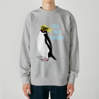 LalaHangeulのRockhopper penguin　(イワトビペンギン) Heavyweight Crew Neck Sweatshirt