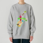 Lily bird（リリーバード）のタピオカ小鳥とミルクティー Heavyweight Crew Neck Sweatshirt
