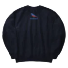 エダマメトイチ雑貨店のI love blue birds 3 イソヒヨドリ  Heavyweight Crew Neck Sweatshirt