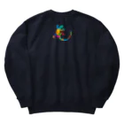 cuuyabowのカラフルヤモリ Heavyweight Crew Neck Sweatshirt