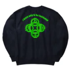 『NG （Niche・Gate）』ニッチゲート-- IN SUZURIの吾唯足りるを知るh.t.大アーチ・英文字・緑 Heavyweight Crew Neck Sweatshirt