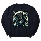 りゅうの店の馬、神秘的 Heavyweight Crew Neck Sweatshirt