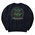 Sunlit Horizonの星めぐり《Aquarius ・水瓶座》 Heavyweight Crew Neck Sweatshirt