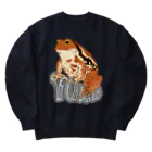 LalaHangeulのTOAD (ヒキガエル) 英字バージョン Heavyweight Crew Neck Sweatshirt