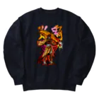 フレ末屋の炎鬼 Heavyweight Crew Neck Sweatshirt