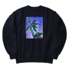 わらしゃんどのヤシの木 Heavyweight Crew Neck Sweatshirt