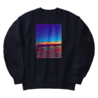 わらしゃんどの夕暮れ Heavyweight Crew Neck Sweatshirt