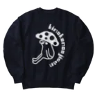 kinoko_ojisanのきのこのおじさんヴィンテージデザイン Heavyweight Crew Neck Sweatshirt