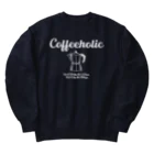 かえる商店のCOFFEEHOLIC white logo ヘビーウェイトスウェット