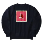 おモジャ🐤の練乳まみれイチゴちゃん Heavyweight Crew Neck Sweatshirt