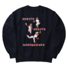 NIKORASU GOの野球デザイン「投げて投げて投げまくる」（Tシャツ・パーカー・ETC）） Heavyweight Crew Neck Sweatshirt