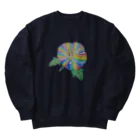 NANASHOPの虹色の朝顔 Heavyweight Crew Neck Sweatshirt