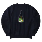 It's a small world_Haggyの苔テラリウム（登山） Heavyweight Crew Neck Sweatshirt