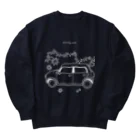 kazeou（風王）のDriving Now(もみじ)白 Heavyweight Crew Neck Sweatshirt