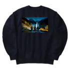 suyaの祖母祖父孫の初！地球！お忍び旅行 Heavyweight Crew Neck Sweatshirt