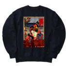 saitosekaiのお江戸ガーリー Heavyweight Crew Neck Sweatshirt