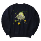 月夜のタツノオトシゴのEvery time a bell rings Heavyweight Crew Neck Sweatshirt