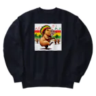 トマト182のお店のレゲエカピバラ２ Heavyweight Crew Neck Sweatshirt