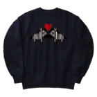 しずの工房 -SHIZUnoKOBO-のらぶらぶしまうま Heavyweight Crew Neck Sweatshirt