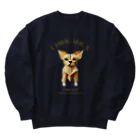 totesbags_n_t-shiirtsn_second（トーツバッグス＆ティーシャッツン_セカンド））のおりがみチワワ Heavyweight Crew Neck Sweatshirt