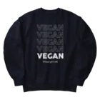 Let's go vegan!のBecause I give a **** ヘビーウェイトスウェット