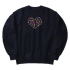 ainarukokoroのありがとう　感謝　Thank you プレゼント　かわいい　ハート Heavyweight Crew Neck Sweatshirt