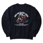 kazu_gのロボットバイク便(濃色用) Heavyweight Crew Neck Sweatshirt