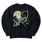 tamabestの山月記　月光と虎 Heavyweight Crew Neck Sweatshirt