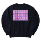 LalaHangeulのハングル母音とローマ字の対応表 Heavyweight Crew Neck Sweatshirt