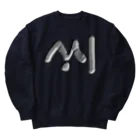 LalaHangeulのハングル　訓民正音デザイン③ Heavyweight Crew Neck Sweatshirt