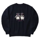 ヤママユ(ヤママユ・ペンギイナ)のふたごのフンボルトペンギン Heavyweight Crew Neck Sweatshirt