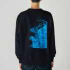 cuuyabowの横浜港　モザイクブルー Heavyweight Crew Neck Sweatshirt