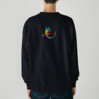 cuuyabowのカラフルヤモリ Heavyweight Crew Neck Sweatshirt